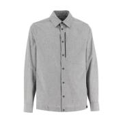 Urban Style Katoenen Poplin Overhemd Sease , Gray , Heren