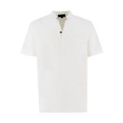 Ademend biologisch katoenen poloshirt Sease , White , Heren