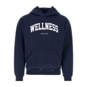 Marineblauwe Wellness Ivy Sweatshirt Sporty & Rich , Blue , Heren