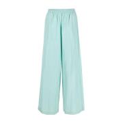 Wide Trousers Forte Forte , Blue , Dames