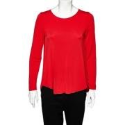 Pre-owned Cotton tops Armani Pre-owned , Red , Dames