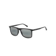 Zwarte Matte Zonnebril Maui Jim , Black , Unisex