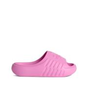 Roze Logo Sandalen met Esdoornblad Motief Dsquared2 , Pink , Dames