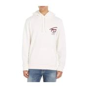 Beige 3D Street Hoodie Tommy Hilfiger , Beige , Heren