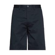 Navy Blue Chino Bermuda Shorts Nine In The Morning , Blue , Heren