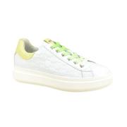 Wit + Groen Sneaker N. DZ. Nerogiardini , White , Dames