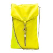 Pre-owned Canvas shoulder-bags Jimmy Choo Pre-owned , Yellow , Dames
