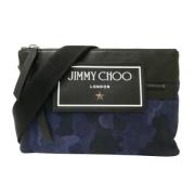 Pre-owned Denim shoulder-bags Jimmy Choo Pre-owned , Blue , Dames
