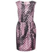 Pre-owned Satin dresses Moschino Pre-Owned , Pink , Dames