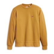 Comfortabele Katoenen Sweatshirt voor Mannen Levi's , Yellow , Heren