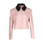 Pre-owned Acetate outerwear Miu Miu Pre-owned , Pink , Dames