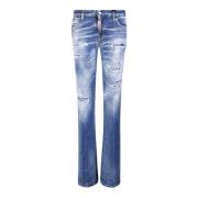 Flared jeans met scheur detail Dsquared2 , Blue , Dames