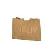 Fitia Beige Tote Tas Ibeliv , Beige , Dames