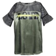 Pre-owned Mesh tops Moschino Pre-Owned , Green , Dames