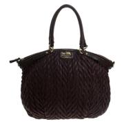 Pre-owned Nylon handbags Coach Pre-owned , Brown , Dames