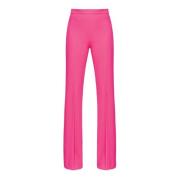 Elegante Flared Crepe Broek Pinko , Pink , Dames