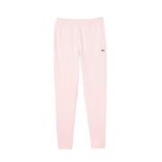 Roze Joggingbroek met Geborduurd Logo Lacoste , Pink , Heren