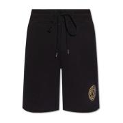 Katoenen shorts Versace Jeans Couture , Black , Heren