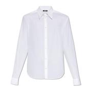 Katoenen shirt Balmain , White , Heren