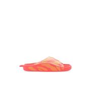 Slippers met logo Adidas by Stella McCartney , Orange , Dames