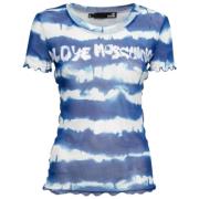 Pre-owned Mesh tops Moschino Pre-Owned , Blue , Dames