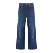 ‘Myrtle’ wijde jeans Munthe , Blue , Dames