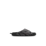 Slippers met logo Adidas by Stella McCartney , Black , Dames