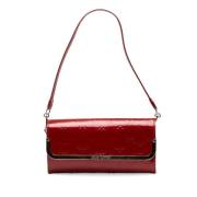 Pre-owned Leather louis-vuitton-bags Louis Vuitton Vintage , Red , Dam...