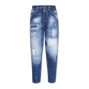 Jeans met taps toelopende pijpen Dsquared2 , Blue , Dames