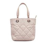 Pre-owned Leather chanel-bags Chanel Vintage , Pink , Dames