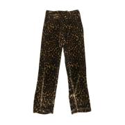 Animal Print Tercio Broek Masscob , Multicolor , Dames