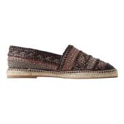 Multicolor Buffalo Leren Instap Espadrilles Dolce & Gabbana , Multicol...