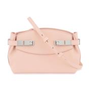 Kleine Hug Pouch met Afneembare Band Salvatore Ferragamo , Pink , Dame...