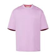 Paars Multikleur T-Shirt Marni , Purple , Heren