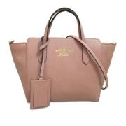 Pre-owned Leather gucci-bags Gucci Vintage , Pink , Dames