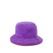 Paarse Neve Bucket Hat met Bucolic Feel Jacquemus , Purple , Unisex