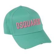 Gabardine Baseball Caps Dsquared2 , Green , Dames