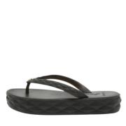 Pre-owned Rubber sandals Jimmy Choo Pre-owned , Black , Dames