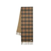 Cashmere scarves Burberry , Beige , Dames