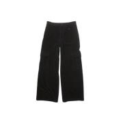 Casual zwarte broek Acne Studios , Black , Dames