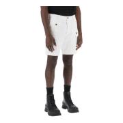 Cargo Bermuda Shorts Dsquared2 , White , Heren