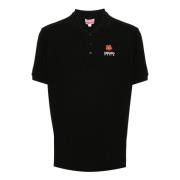 Zwarte Polo Boke Flower T-shirts en Polos Kenzo , Black , Heren