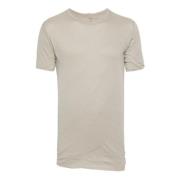 Grijze Dubbellaagse Katoenen T-shirt Rick Owens , Gray , Heren