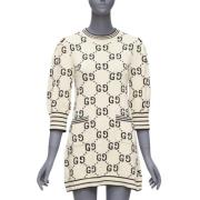 Pre-owned Cotton dresses Gucci Vintage , Beige , Dames