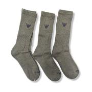 3-pack effen sokken Emporio Armani , Gray , Unisex