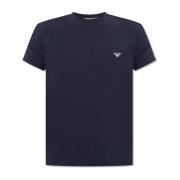T-shirt met logo Emporio Armani , Blue , Heren