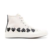 Witte Multi Heart Sneakers Comme des Garçons Play , White , Heren