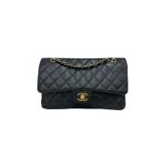 Pre-owned Leather chanel-bags Chanel Vintage , Black , Dames