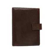 Pre-owned Leather wallets Gucci Vintage , Brown , Dames