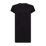Lang T-shirt Rick Owens , Black , Dames